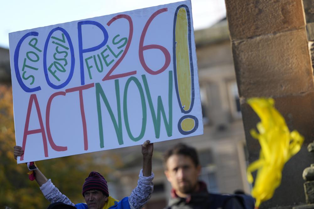 Activistas COP26